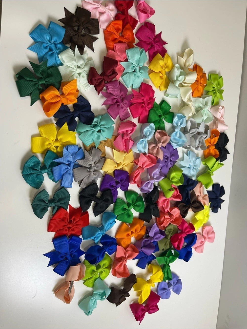 Assorted Hair Bows 75 bows about 3 inches